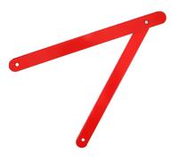 Yardenfun Galvanized Red Attic Ladder Hasp Hinge for Step Ladder Ensuring Stability Easy to Replace and Home Improvement