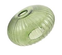 Yardenfun Glass Desk Lamp Shade - 4.2cm/1.65" Replacement Oval Lampshade - 24cm/9.5" Table/Floor/Pendant Light Cover for Modern Home Decoration Study Room Use Green