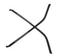 Yardenfun Glasses Frame Accessories Eyeglasses Replacement Arms Metal Eyeglass Replacement Arm Temples Alloy Black