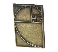 Yardenfun Golden Ratio Brooch Pin Geometry Themed Pin Digital Graphic Badge For Back To School Classroom Graduation Party Supplies For Teachers Math Enthusiasts Stem Lovers