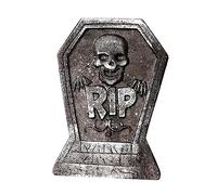 Yardenfun Halloween Tombstones Halloween Gravestones Skeleton Tombstone Out Door Decor Halloween Decor Tombstone Decorations Outdoor Gravestones Decoration Skull Props Ornament Decorate
