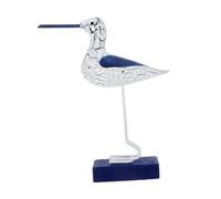 Yardenfun Handmade Sea Bird Figurine Nautical Landscaping Decor Unique Wooden Desktop Ornaments Hand Carved Painted Seagull Sculpture for Indoor Outdoor Beach Decor Thoughtful Idea