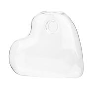 Yardenfun Hanging Glass Planters Heart-shaped Water Planting Vases for Home Decor Creative Hydroponic Wall Hanging Flower Holders for Bedrooms and Living Rooms Random Style