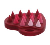 Yardenfun Heart Shaped Double Sided Silicone Scalp Scrubber Brush for Hair and Skin Care Ergonomic Shampoo Massager for Deep Cleansing Dandruff Removal and Relaxation The Shower