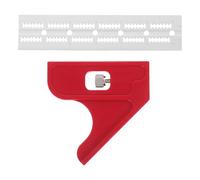 Yardenfun High Precision Woodworking Ruler with Clear Scale Portable Metal Protractor Angle Measuring Tool for Carpenters and Woodworkers Ergonomic Design for Accurate Multi-angle