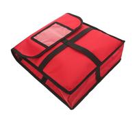 Yardenfun Insulated Pizza Carrier Bag Large Professional Thermal Food Bag with Commercial Grade Exterior and Secure Hook Loop Closures for Hot and Cold Foods