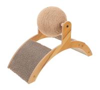 Yardenfun Interactive Cat Scratch Ball with Sisal Material and Ferris Wheel Design for Independent Play, Sturdy Cat Scratching Providing Self-entertainment and Effective Claw Grinding