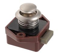 Yardenfun Keyless Push Button Latch Lock for Cupboards and Rv Handles Zinc Alloy Cabinet Lock Suitable for Mobile Homes and Yachts