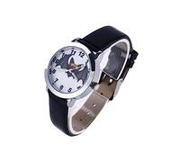 Yardenfun Kids Halloween Bat Pattern Watch Quartz Present for Children Unique Easy Wear Alloy