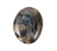 Yardenfun Labradorite Crystal Stones Raw Palm Stones Natural Gray Moonstone for Meditation Chakra Balancing Emotional Healing Home Decor and Crystal Therapy