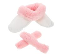 Yardenfun Long Hairy Hole Shoe Inner Lid Warm Plush Shoe Inserts for Men Winter Inserts Detachable Plush Liners Comfortable and Soft Hole for Liner