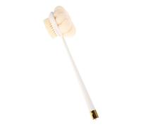 Yardenfun Long Handle Back Scrubber Shower Brush Dual-Sided Soft Bristles Thick Loofah Bath Brush for Exfoliating Cleansing Improving Skin Health Nylon for Wet and Dry Use