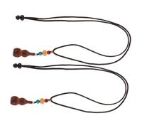 Yardenfun Long Sandalwood Chain Locket Pendant for Women Ethnic Boho Style Charm Jewelry Unique Design for Festivals and Social Gatherings
