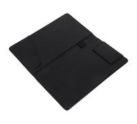 Yardenfun Magnetic Waitress Check Presenter with Pen Holder Black PU Server Organizer for Restaurant Menu Receipt and Bill Holder Streamlined Service Wallet for Waiters and Cafes