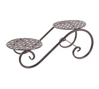 Yardenfun Metal Planter Stand for Indoor Use Metal Plant Pot Holder with Stable Floor Design Space-saving Display Rack for Balcony Bedroom Study Suitable for Multiple Flower Pots