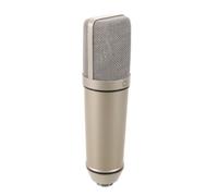 Yardenfun Metal Xlr Condenser Microphone Body with Internal Suspension, Silver Metal Tube Shell Designed to Minimise Unwanted Vibrations and Reduce Airflow Turbulence for Studio and Gaming