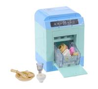 Yardenfun Mini Kitchen Appliances Toy Miniature Dollhouse Washing Machine, Realistic Mini Laundry Machine Toy for Dolls, Great for Party or Home Decor