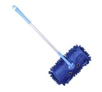 Yardenfun Mini Mop for Pretend Play Chenille Cleaning for Safe PP Tpr Materials Role Play Educational Tool for Developing Coordination and Fine Motor Skills Blue