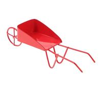 Yardenfun Mini Vintage Iron Wheelbarrow for Dolls House Rust Resistant Metal Tiny Barrow Decorative Micro Landscape Prop Sturdy Miniature Barrow for Dollhouse Scenes and Photography