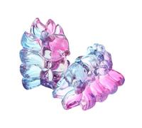Yardenfun Miniature Nine Tailed Model Glass Animal Figurine Unique Ornaments for Feng Shui Decor
