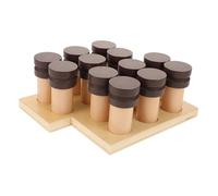 Yardenfun Montessori Wooden Sensory for Smooth Safe Smell Training Practical Educational for Preschool Development Gift