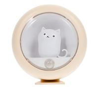 Yardenfun Motion Sensor Cat Night Light Rechargeable Led Nightlight for Room Kitchen Hallway Closet Automatic Activation Gentle Glow for Newborns Boys and Girls