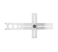 Yardenfun Multi-functional Tile Hole Locator Punching Tool for Ceramic Marble Precision Drilling Thick Tile Measuring Guide for Accurate Hole Positioning