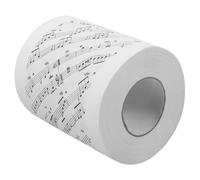 Yardenfun Music Notes Toilet Paper Roll Creative Printed Soft Absorbent Tissue for Bathroom Home Decor Chemical Safe Paper Towel Music Lovers and Musicians
