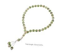 Yardenfun Natural Agate Muslim Prayer Beads String Beads Rosary Hand Chain for Islamic Worship Ramadan Wedding Favor Random Color