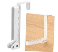 Yardenfun No-Drill Over The Door Clothes Hanger Rack Folding Drying Rack with Hooks for Towels Coats Hats Space-Saving Multipurpose Organizer Stylish Modern Design