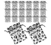 Yardenfun Organza Bags Portable Mesh Pouches Black Small 100pcs with Drawstring Closure for Treats and Trinkets, for Wedding and Valentine’s Day Party Favour Wrapping