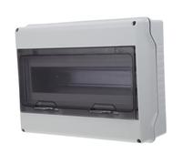 Yardenfun Outdoor Distribution Box with Transparent Window Breaker Enclosure with Standard Din Rail for Home and Industrial Electrical Safety and Easy Installation