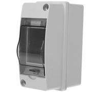 Yardenfun Outdoor Power Distribution Box 2 Way Circuit Breaker with Robust Plastic Housing Ip65 Waterproof for Electrical Systems in Workshops and Homes