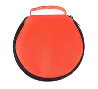 Yardenfun Oxford Cloth CD Storage Bag Large Capacity DVD Organizer Pouch for Car Portable Round Case Protecting Discs from Scratches and Moisture Space-Saving Hanging Design Holds Up to