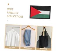Yardenfun Palestine Flag Armband Patch Embroidered Badge Accessory for Backpacks Clothes Patriotic Palestine Badge with Hook and Loop Fastener Stylish Personal Expression and Unique Look
