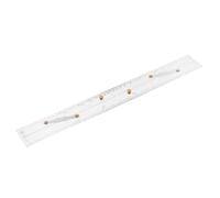 Yardenfun Parallel Ruler Acrylic Navigation Measuring Tool with User Friendly Pull Mechanism for Precise Hydrographic Charting and Durable Surveying Equipment