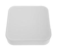 Yardenfun Plastic Ceiling Lampshade Square 23X23Cm Flush Mount Light Fixture Cover White Modern Minimalist for Office Meeting Room Bedroom