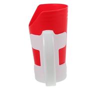 Yardenfun Plastic Nosey Cup with U-Shaped Cutout for Elderly and Patients, Stable Drinking Position, Dishwasher Safe Rehabilitation Drinking Aid for Daily Use with Detachable Holder