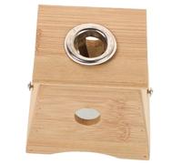 Yardenfun Portable Bamboo Moxibustion Box with Single Hole for Enhanced Heat Distribution Strap Design for Secure Fit Traditional Moxa Stick Burner for Convenient The Go Therapy and Moxa Box