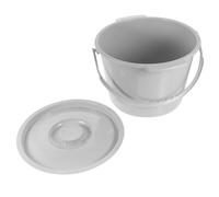 Yardenfun Portable Commode Toilet Pot with Lid Large Capacity Plastic Urine Bucket Elderly Urinal Bedside Potty Chair for Disabled and Seniors