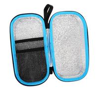 Yardenfun Portable Insulin Travel Case Cooling Bag with Zipper Organizer Insulation Holder for Diabetes Supplies Compact Medical Cooler Pouch for Lancing Devices and Strips Suitable for
