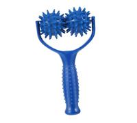 Yardenfun Portable Manual Muscle Roller Stick for Back and Shoulder Relief Lightweight Ergonomic Massager Tool with Food-Grade Rollers for Office Workers and Travel Use