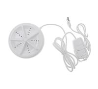 Yardenfun Portable Mini Turbine Washer Usb Charging 3-in-1 Folding Ultrasonic Mini Cleaner for Socks Underwear Travel Dormitory Use