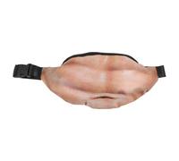 Yardenfun Prank Fanny Pack Waist Bag for Men Funny Dad Belly Waist Pouch with Secure Closure Protective Coin Purse for Travel Hiking Running Camping Daily Use