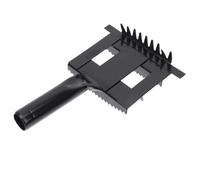 Yardenfun Professional Cow Hairbrush Livestock Scratching Comb with Iron Serrated Scraper for Cattle and Sheep Grooming, 1pcs Animal Hair Shedding Tool for Farm Use
