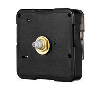 Yardenfun Quartz Wall Clock Movement Replacement Silent Battery Operated Mechanism for DIY Repair Durable Abs Material Frameless Clock Parts Black