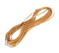 Yardenfun Rattan Weaving Kit Flat Spline for Chair Table and Mat Repair Wood Grain Effect 32M PE Material for Handmade Craft Projects