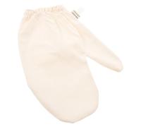 Yardenfun Raw Silk Exfoliating Gloves for Ayurvedic Massage and Dry Brushing, Quick Drying Gentle Scrubbing Mitts with Elastic Wrist Band, Enhanced Grip for Home Massage Routines and Spa Use