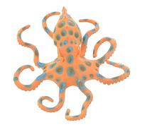 Yardenfun Realistic Blue Ringed Octopus Model Educational Sea Animal Figurine for Safe and Sturdy for Display and Learning Vivid Under Sea