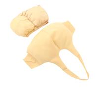 Yardenfun Realistic Santa Claus Padded Belly and Fake Butt for Men S Costume Unisex Holiday Party Prop Easy to Wear Belly Stuffer for Christmas and Halloween Dress Up